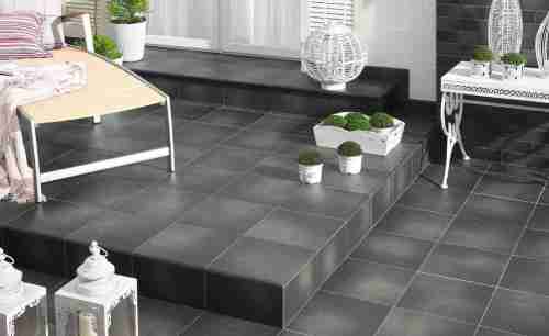 Плитка клинкерная структурная Paradyz Semir Grafit напольная 30х30